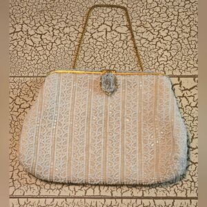Vintage Altman et Fils Paris Hand made Beaded Bag